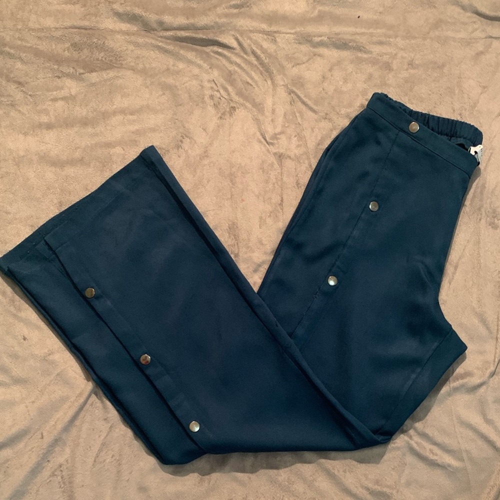 Turquoise Track Pants